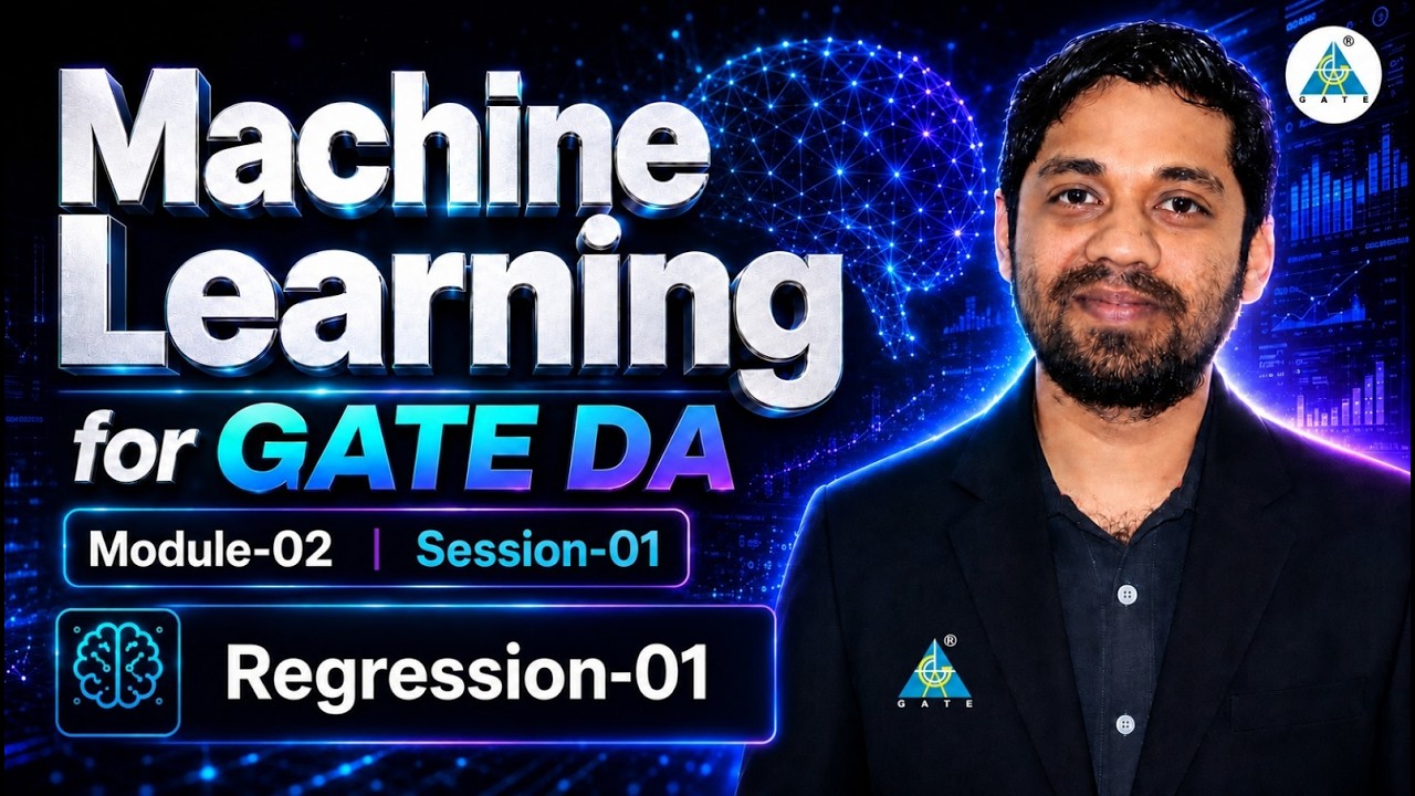 Module-02 |  Session-01 | Regression-01  | GATE DA 2027 | by Devesh sir