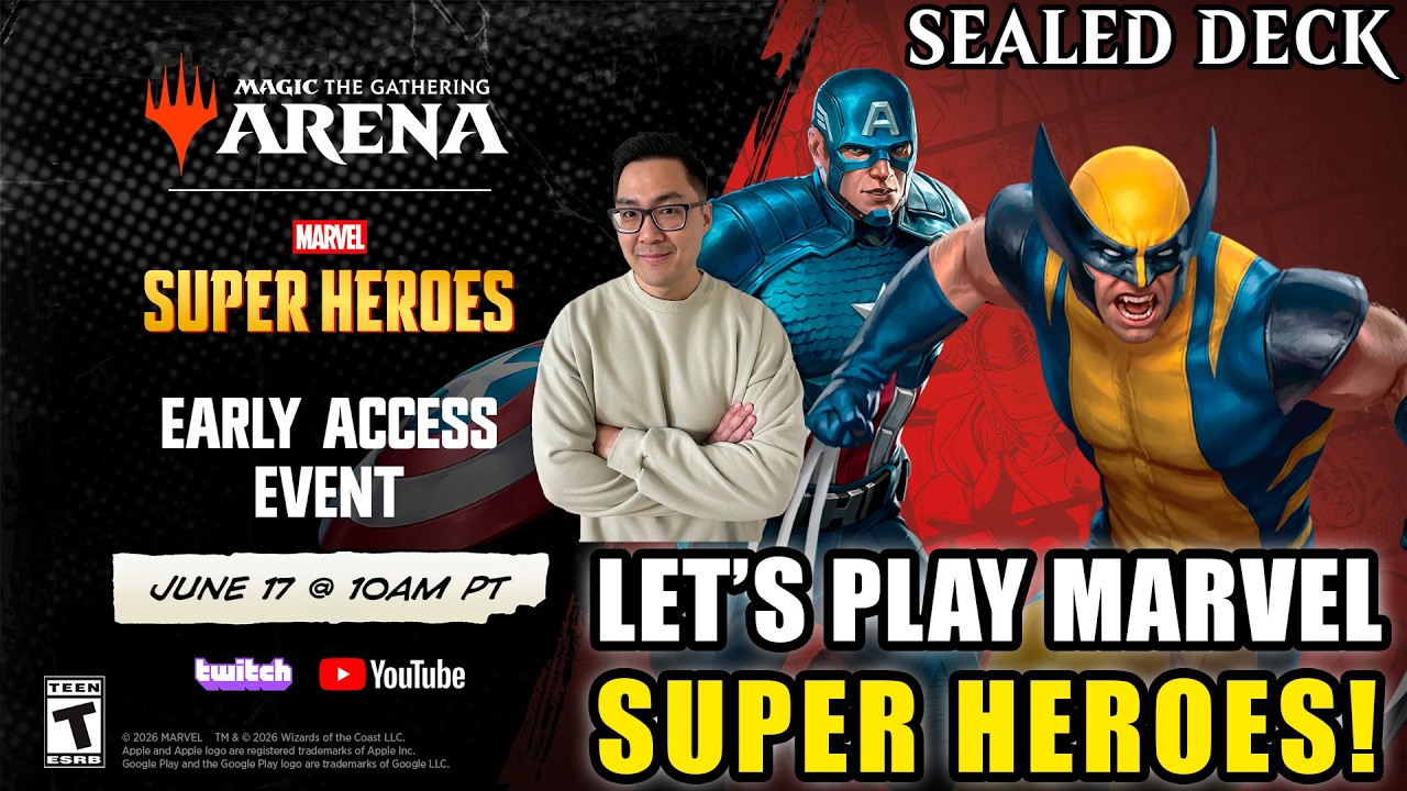 Let's Play Marvel Super Heroes! | Marvel Super Heroes Sealed Deck | Early Access Event | MTG Arena