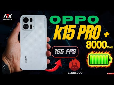 OPPO K15 PRO + Review : 165 FPS no COD Mobile, 8000mAh e Cooler Embutido!