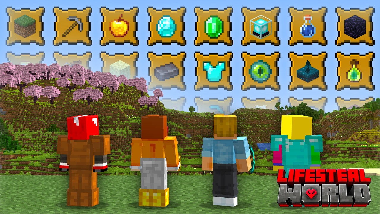 The MEGA Advancement RACE On Lifesteal World SMP..