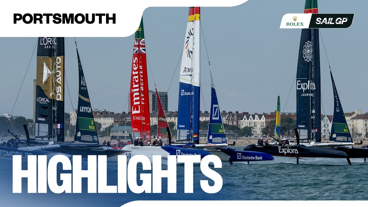 Weekend Highlights // Emirates Great Britain Sail Grand Prix | Portsmouth