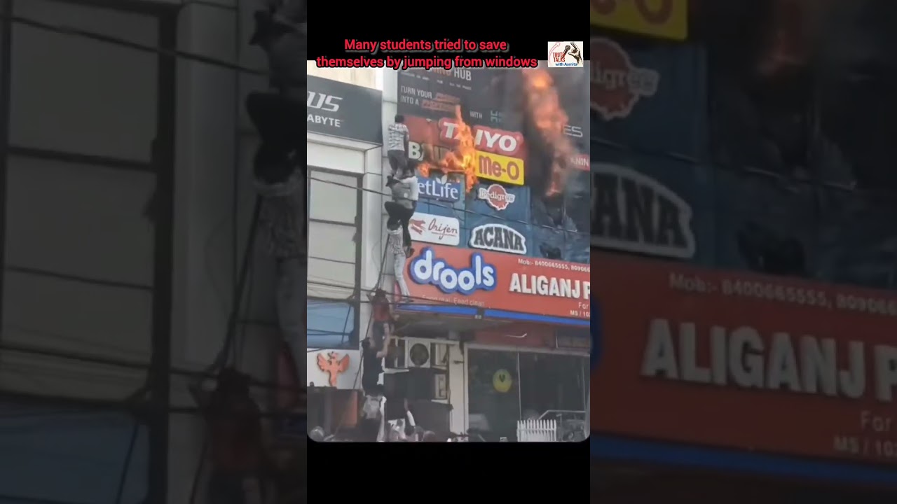 💔 Tragic Fire Outbreak at Lucknow Coaching Centre| 15 people die #UPTragedy #LucknowCoachingFire