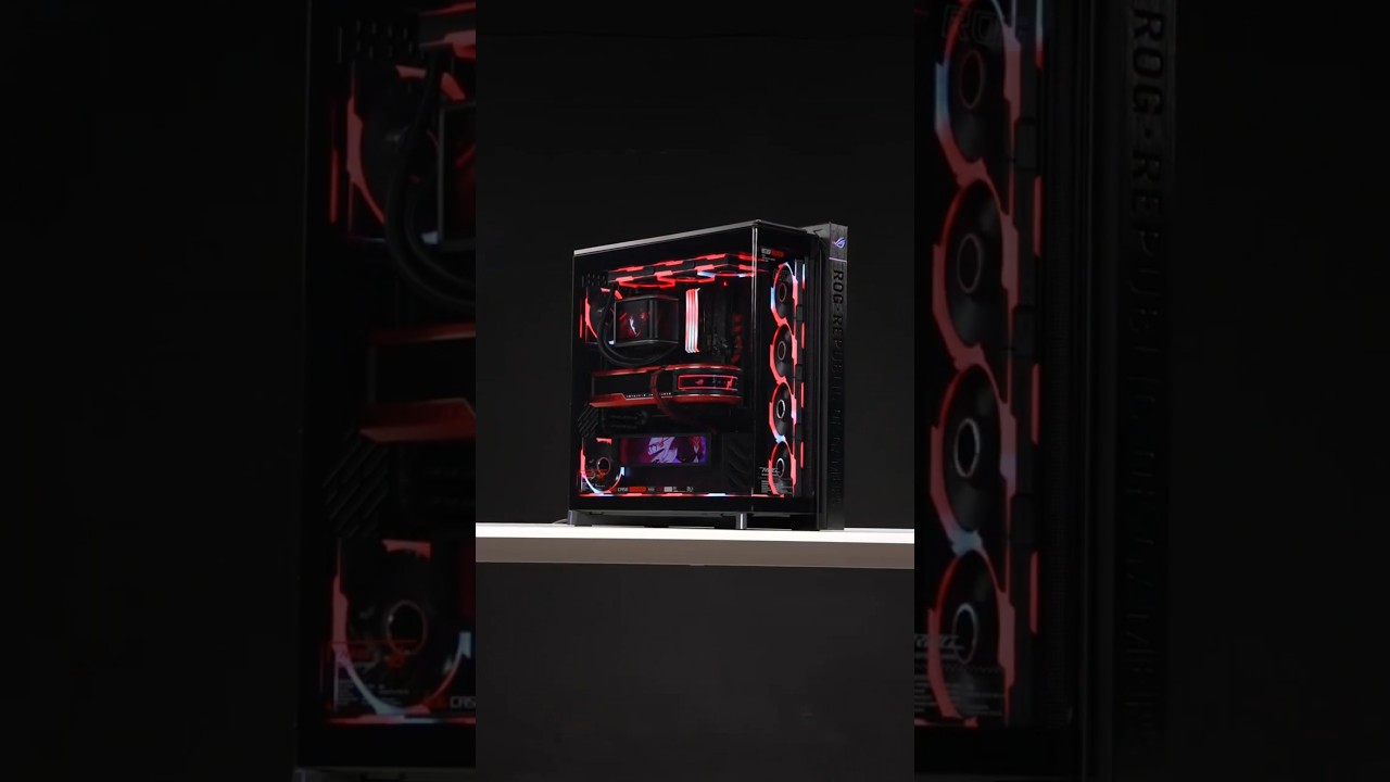 ROG GR801 MONSTER PC BUILD! AMD 9950X3D2 + RTX 5090 Matrix😱 #gaming #pcbuild #amd #rog