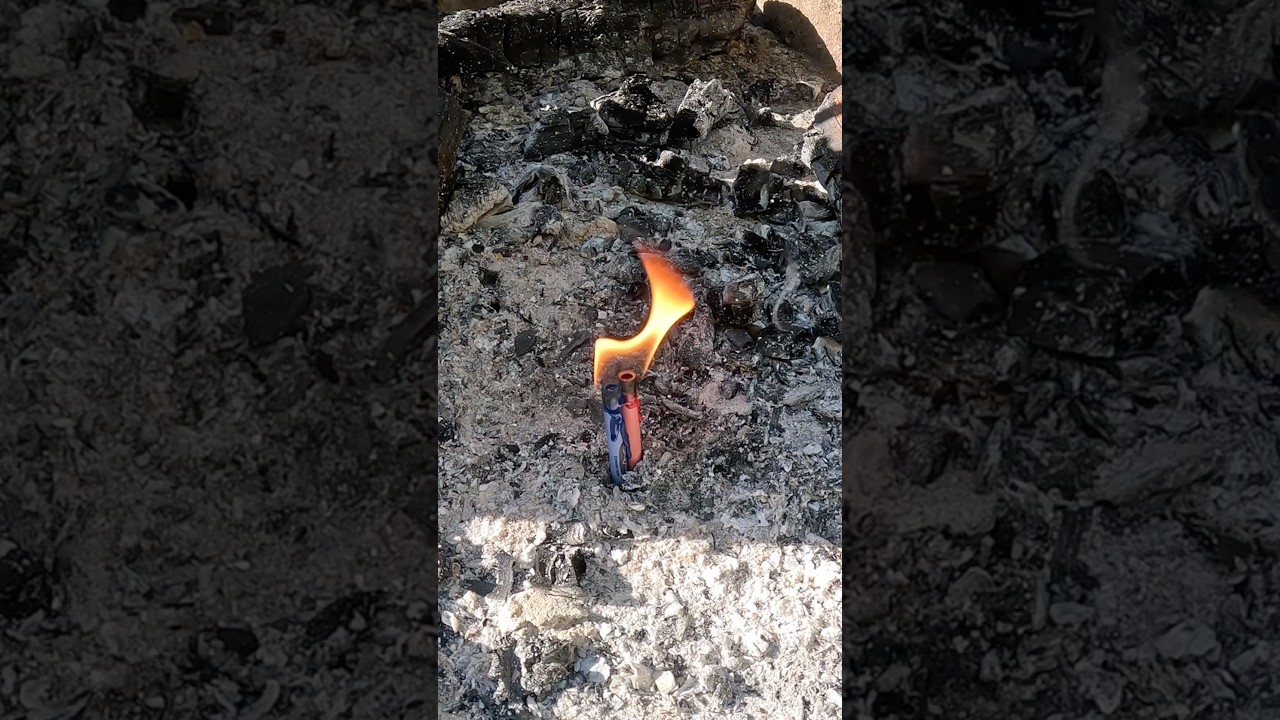 Can you burn Crayons?!🏔️#outdoorboys #outdoors #familyfriendly #educational #outdoorcowboy