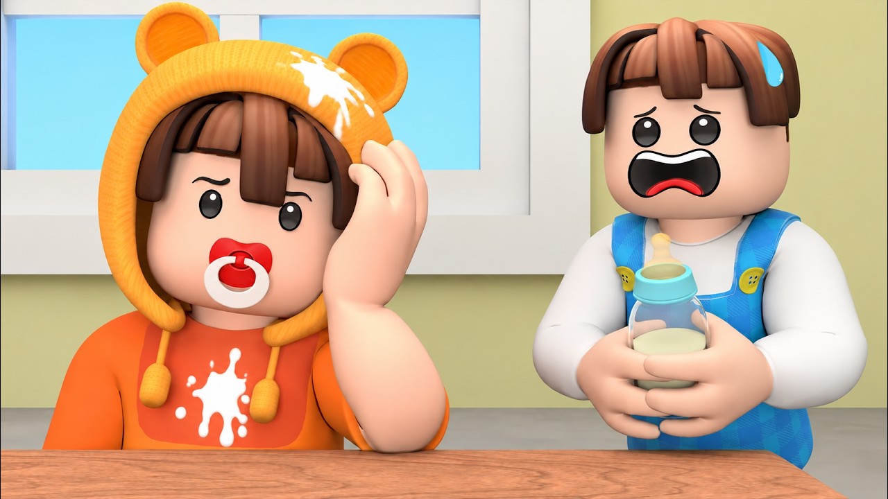 ROBLOX Brookhaven 🏡RP: Mom And Dad Turn Into Babies?! Roblox Animation