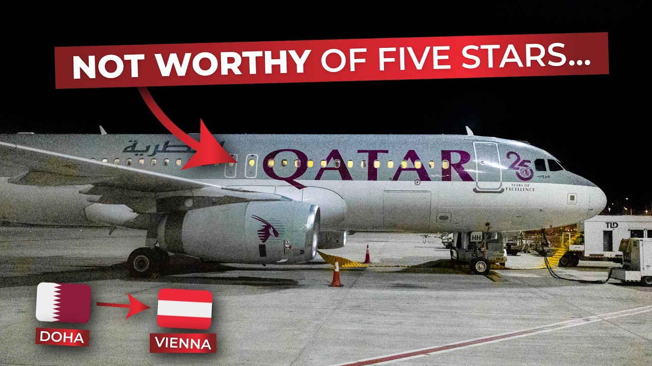BRUTALLY HONEST | Flying on Qatar Airways worn Airbus A320 in Economy from Doha to Vienna!