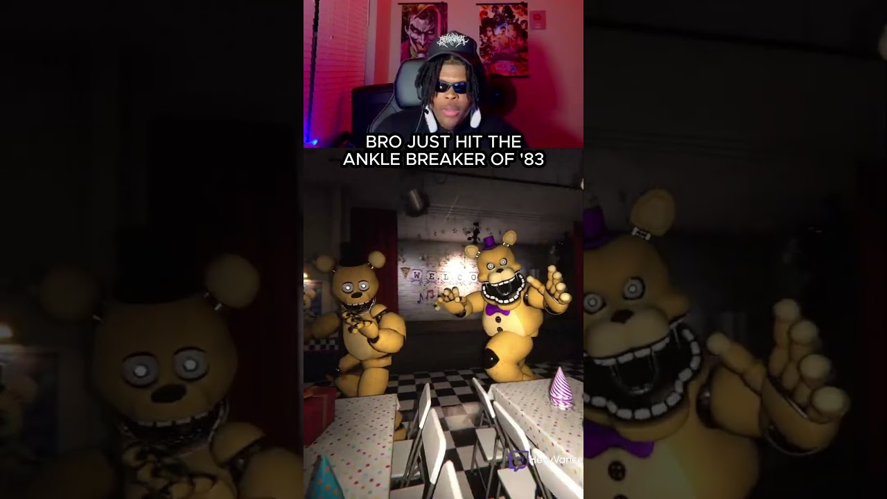 these animatronics don't stand a CHANCE 😳 #fnaf #horror #gaming #viral #shorts
