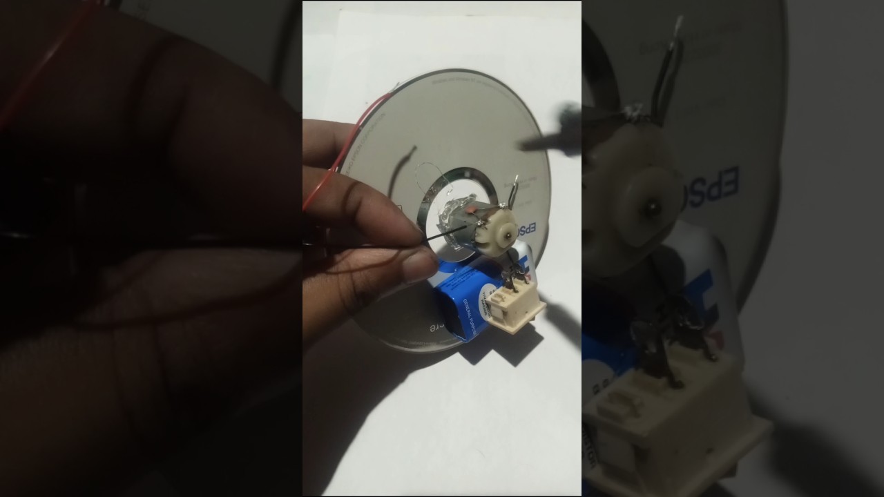 😱 DVD Motor Balancer Trick ⚡ Amazing DIY #shorts