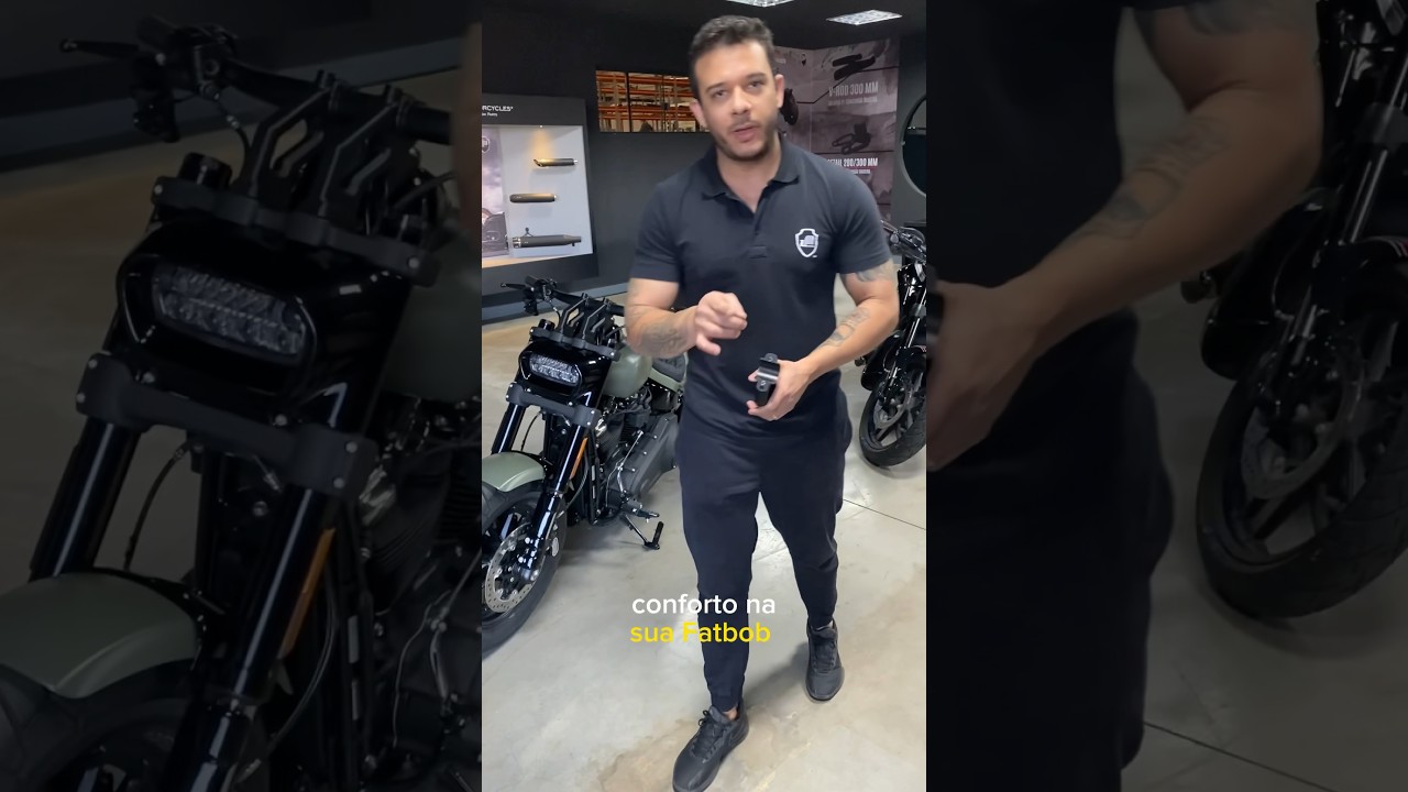 Conforto para sua Harley Davidson Fat bob
