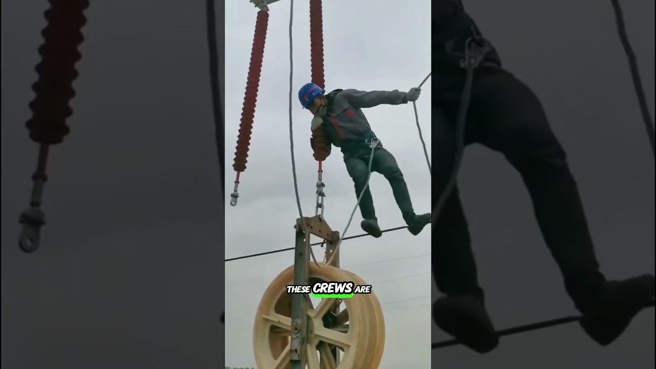 World’s Deadliest Job Climbing High Voltage Lines at 300m!