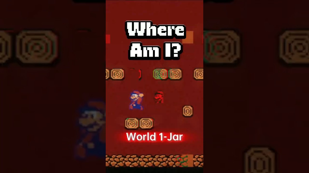 Mario Got Trapped Inside of A Jar?
