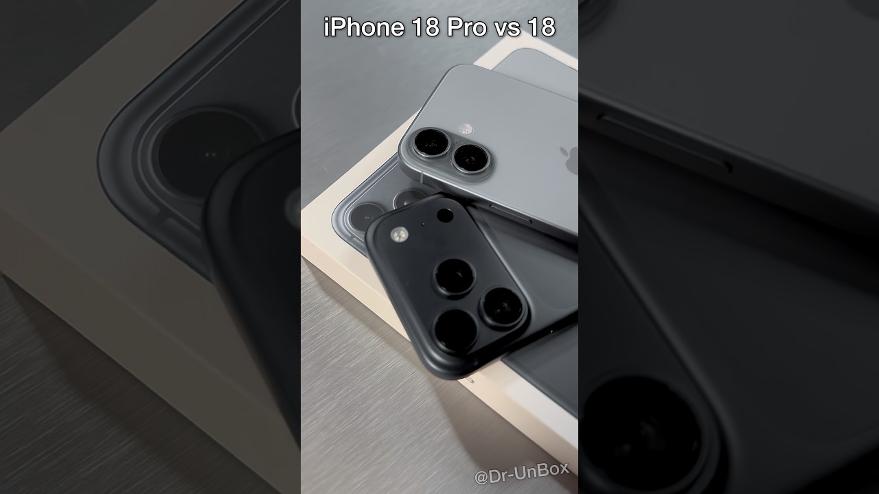 iPhone 18 Pro vs iPhone 18 ⚡️ #shorts #trending #iphone #iphone18 #iphone18pro #iphone18promax #ios