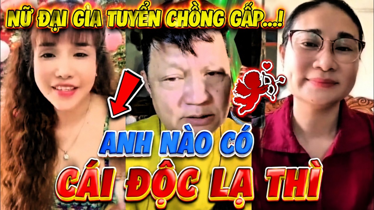 NỮ ĐẠI GIA TUYỂN CHỒNG GẤP… Chị KỲ HÂN U45 ở BÌNH DƯƠNG và Chị HỒNG NHUNG U44 ở QUY NHƠN.