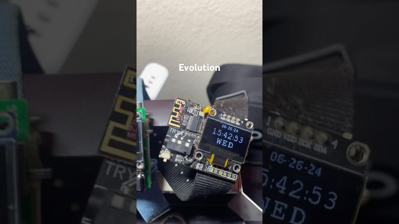 Evolution of the TRY4 Digital #electronics #engineering #watches #digitalwatch