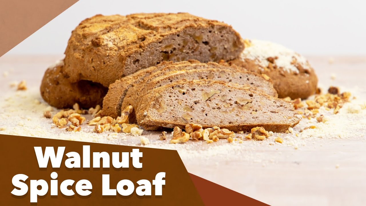 Keto Walnut Spice Loaf Recipe
