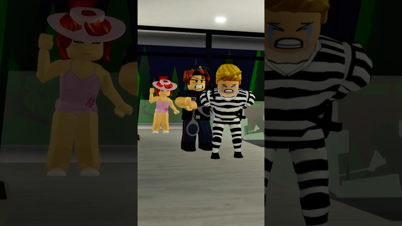 Someone Tried Robbing My Bestie’s House… So She Did THIS 😳🏠 #robloxshorts #roblox