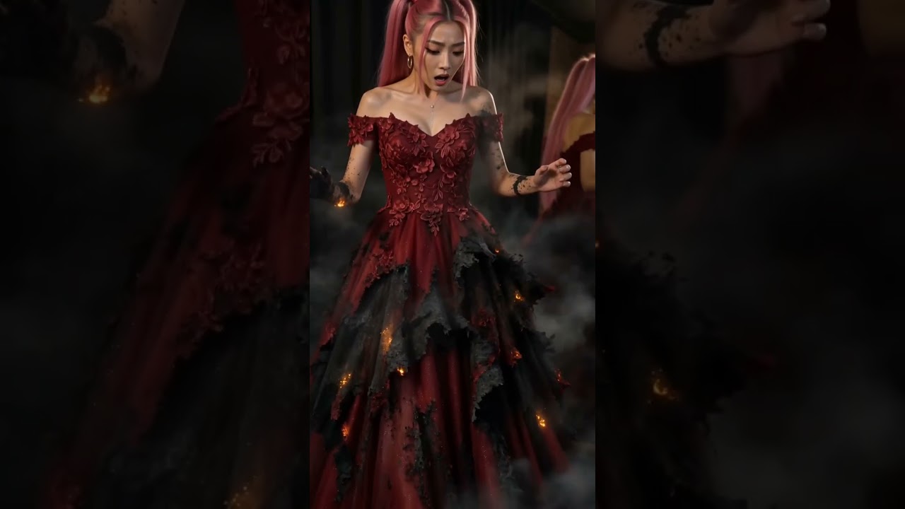 Two colors. Two dresses. One Pick. 👗🎨 #shorts #demonhunters