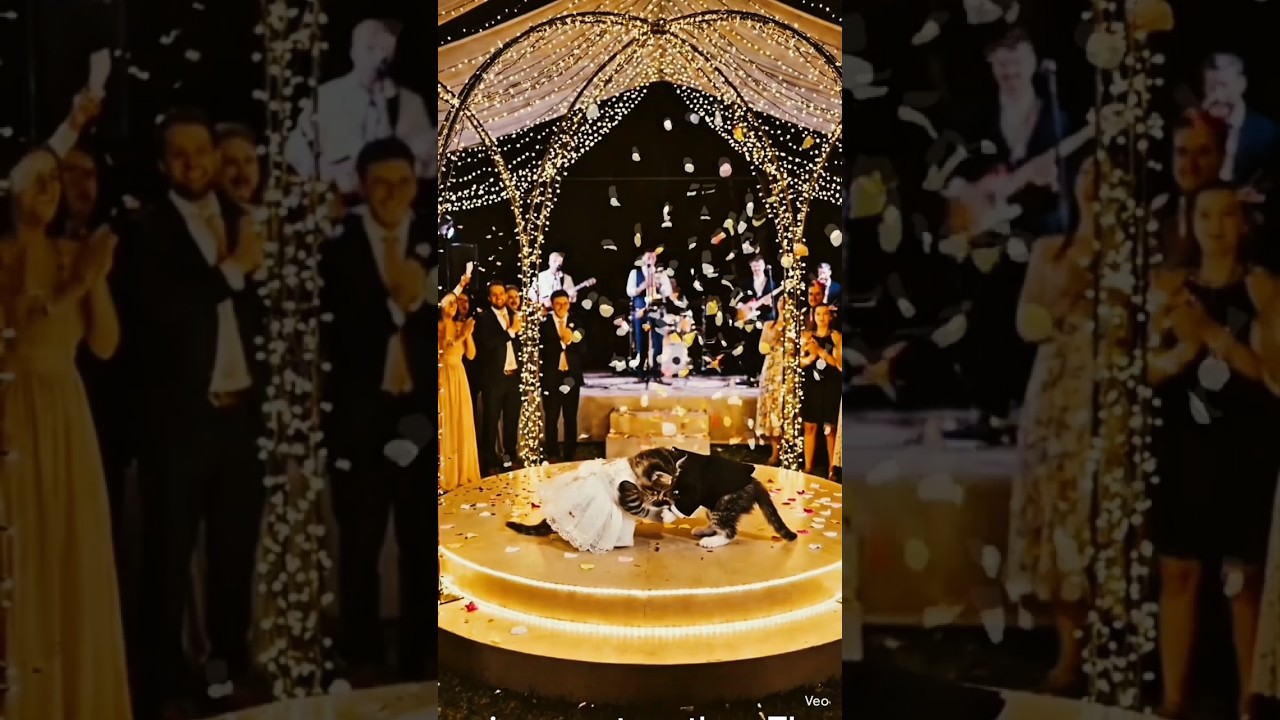 The Cutest Wedding Dance You’ll Ever See: Kitten Edition! 🐱💍
