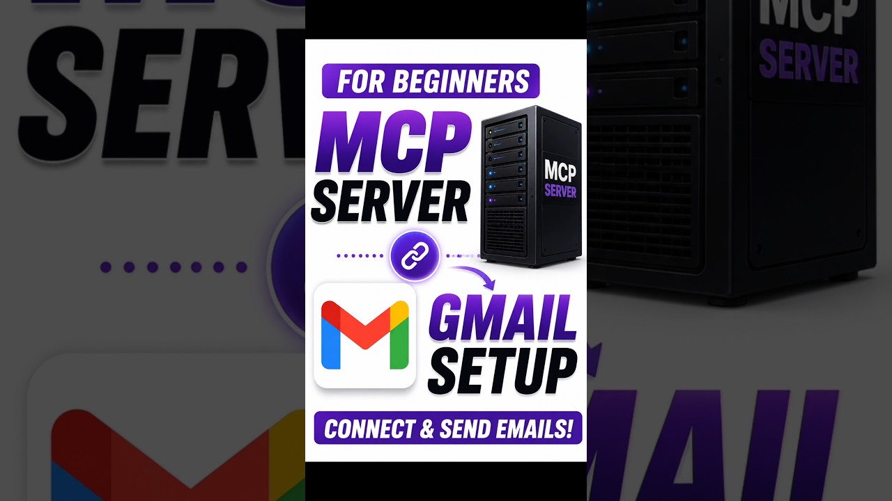 Connect Gmail with MCP Server | Send Emails Using AI #shorts #viral