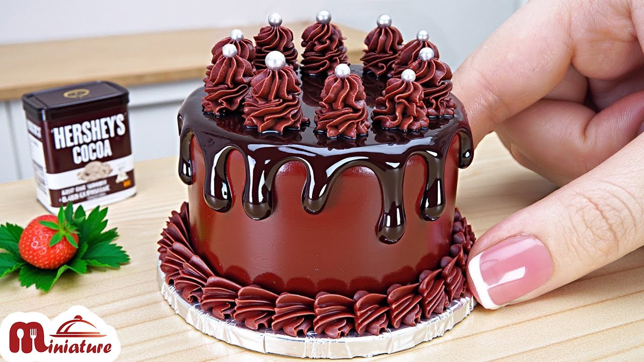 🍫 So Sweet Mini Chocolate Drip Cake Decorating Ideas | ASMR Cooking Mini Food
