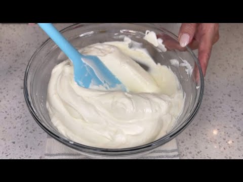 “Homemade-Cream” Recipe | Suitable for cakes, pastries and desserts!