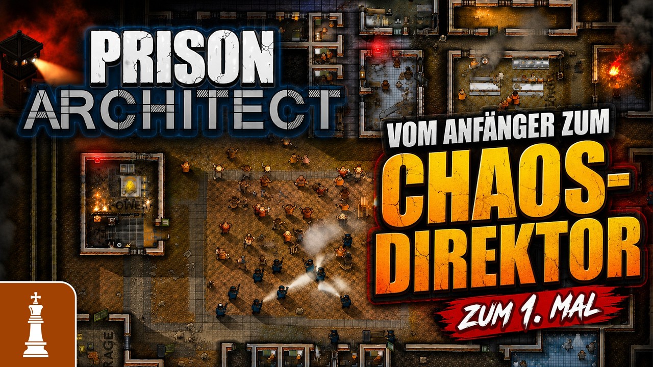 Vom Anfänger zum Chaos-Direktor – Prison Architect zum ersten Mal