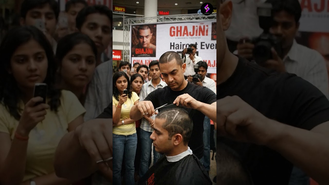 Aamir Khan Ne Khud Logon Ke Baal Kaate! 😳 | Ghajini Marketing | ft. Mangesh Shinde #seekho #shorts