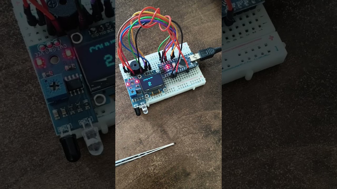 Smart People Counter Using Arduino Nano 😱 | Only 1 Sensor! #innovation #smartsensors
