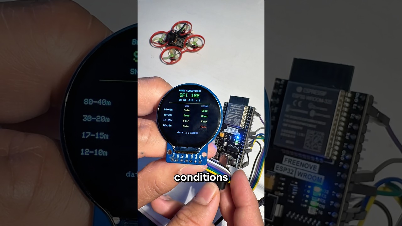 I’m lovng the ESP32!!! #hobby #hamradio #experement #electronics #coding