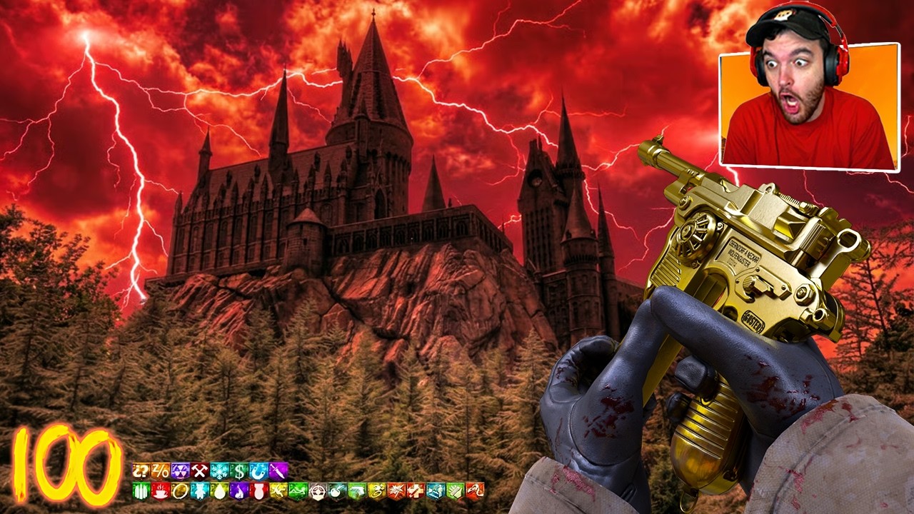 I Found The Harry Potter Hogwarts COD Zombies Map...