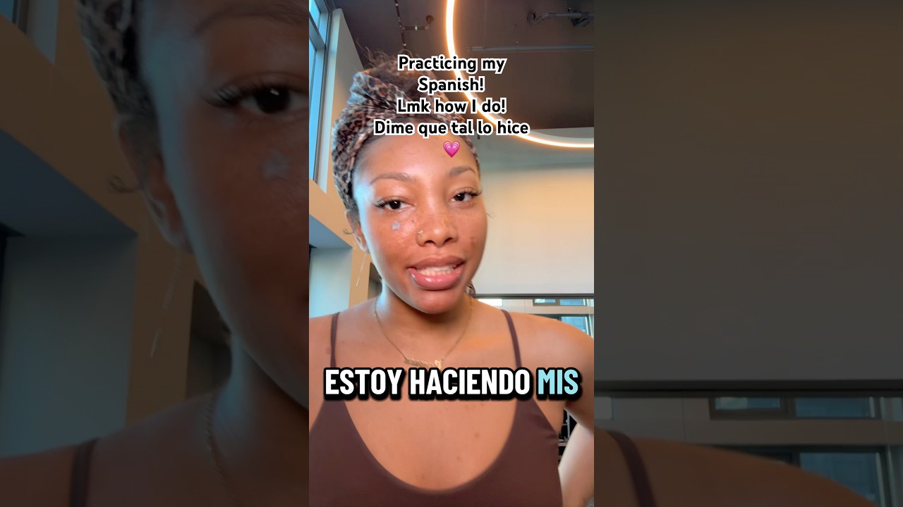 How did I do? Btw is it ridículo or ridiculoso? #spanishjourney #LanguageLearning #learningspanish