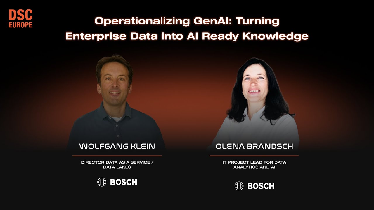 Turning Enterprise Data into AI-Ready Knowledge | Wolfgang Klein & Olena Brandsch | DSC EUROPE 25