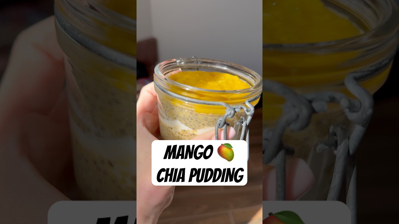 Mango Chia pudding #chiaseeds #chiapudding #mangorecipe #fyp #alexandrapurge