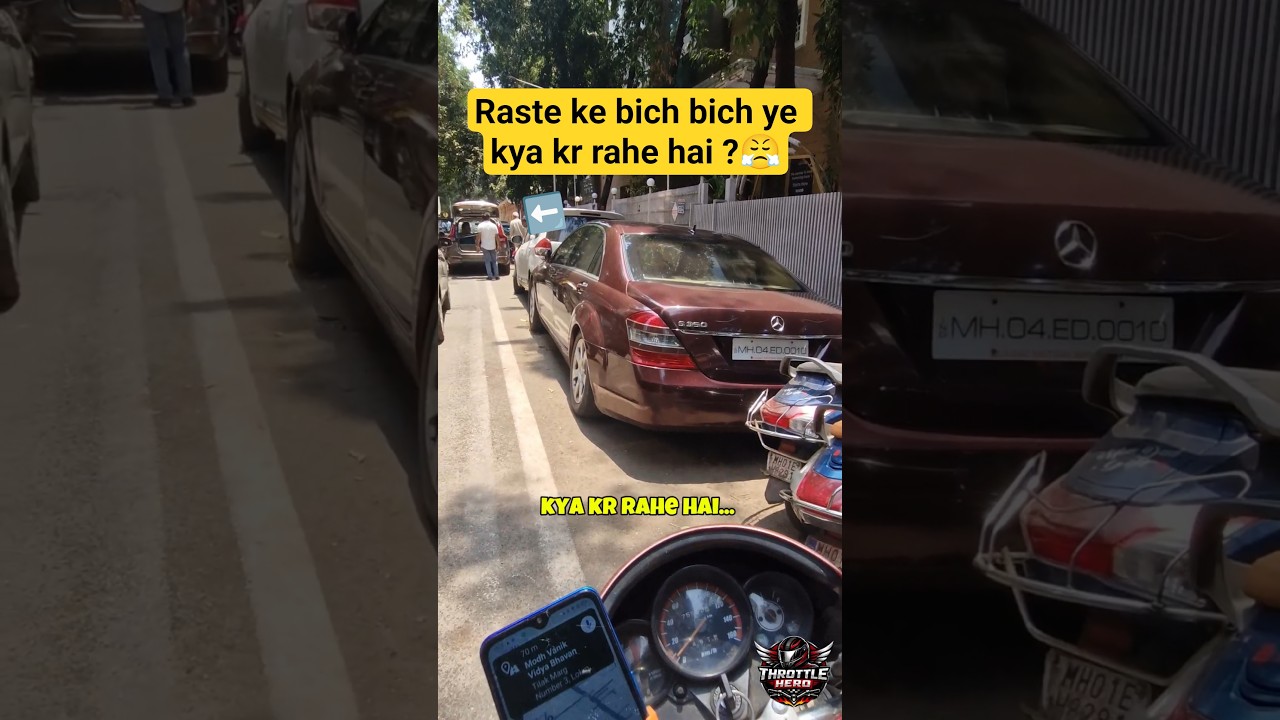 Bicho bich gaadi khadi kr di 😤... #motorcycle #bikes #throttlehero #motovlog #traffic