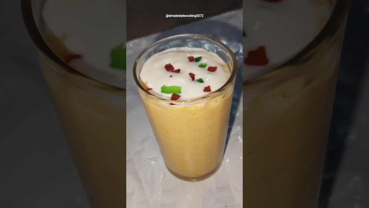 🥭 Mango Shake 😍🤤 #shorts #food #mango #shake #trending #virals