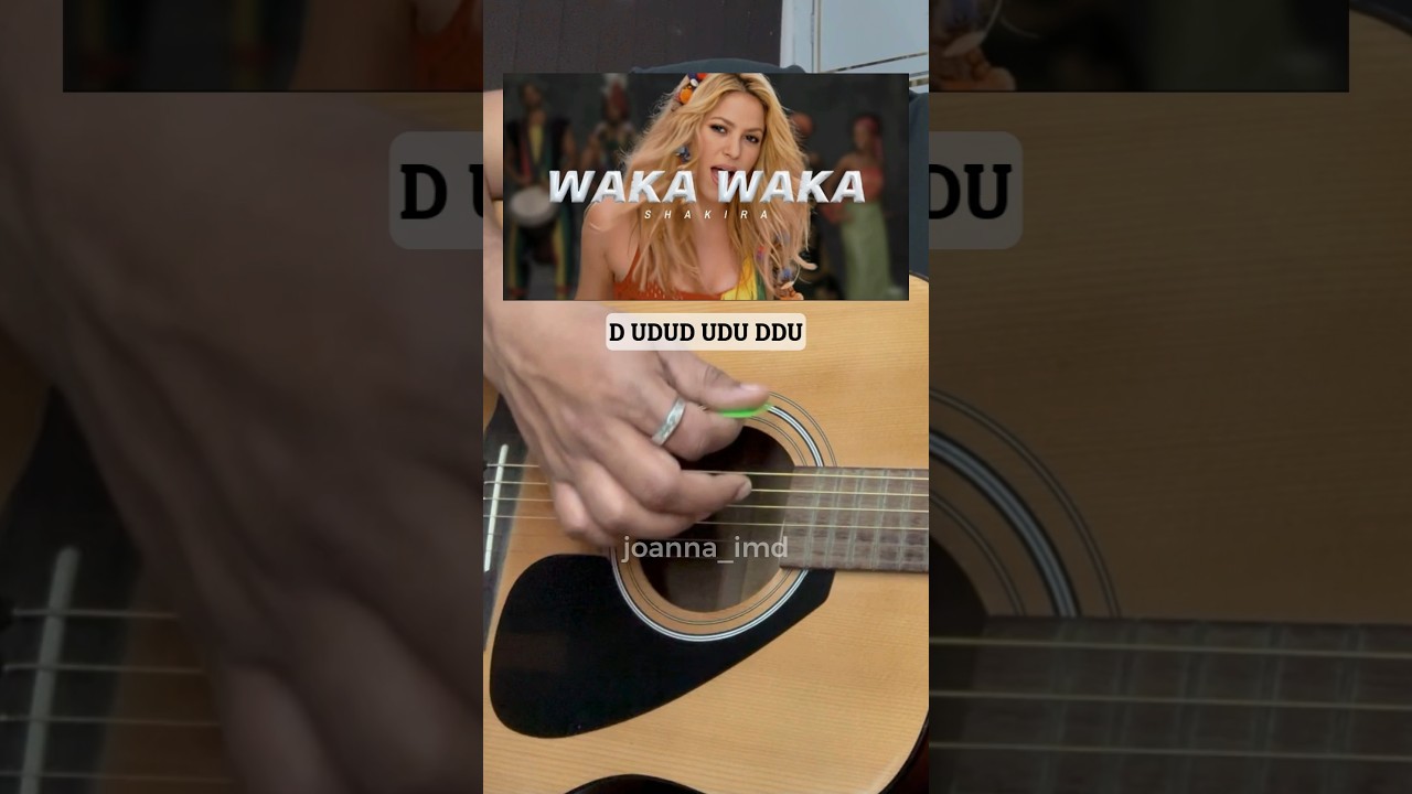 Waka Waka - guitar cover (with Chords) #guitarlessons #guitarcover #guitar #musician