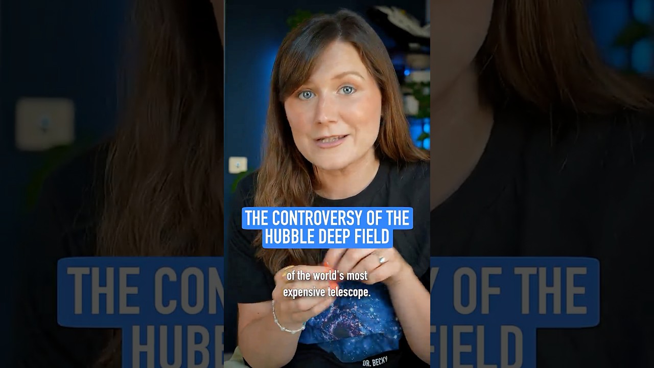 The controversy of the Hubble Deep Field image #shorts
