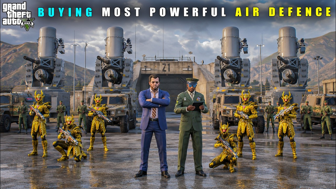 GTA 5 : BUYING $100 MILLION MOST POWEFULL AIR DEFENCE || BB GAMING