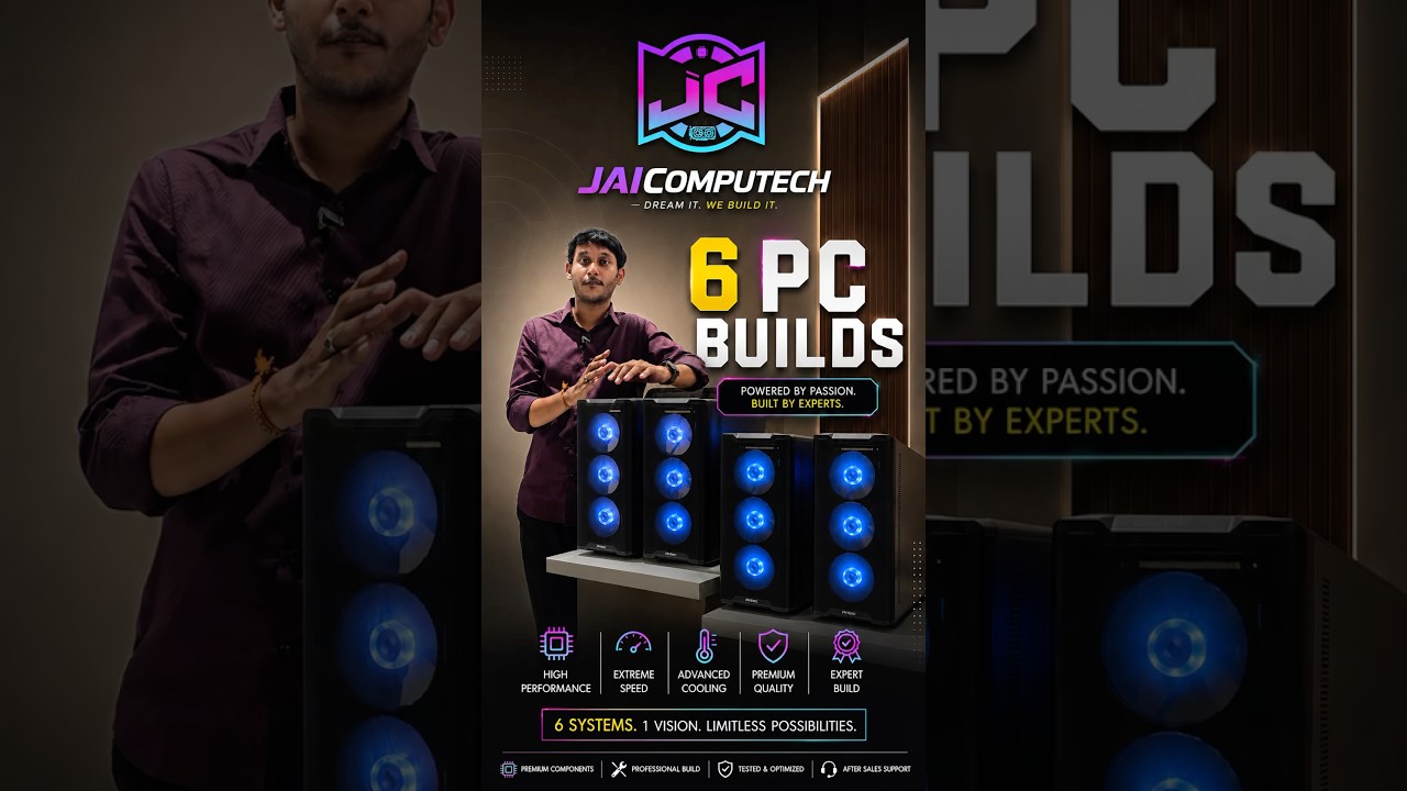 6 High-Performance PCs built and delivered for a leading digital marketing company💻🔥💰