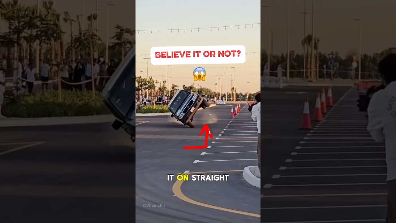 🔥 Impossible Car Stunt! Watch This Driver Cruise Sideways Through Curves‼️