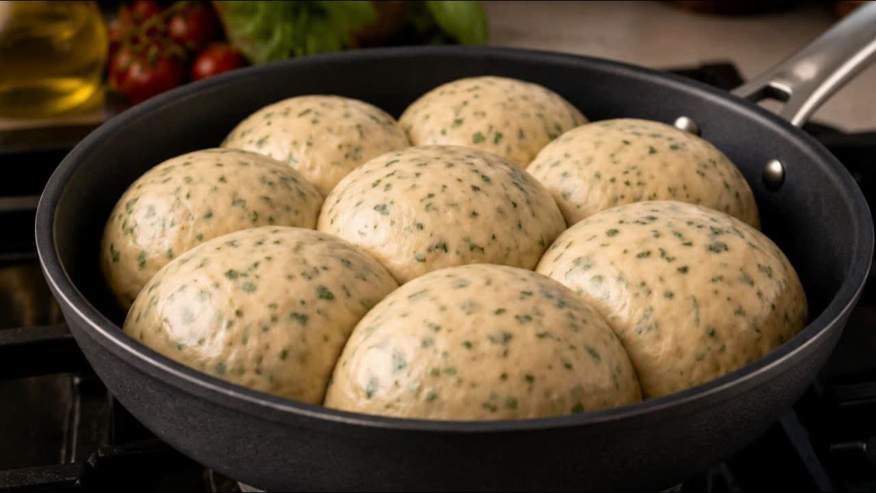 I Make This No-Oven Garlic Cheese Bread Every Day | No Knead Recipe
