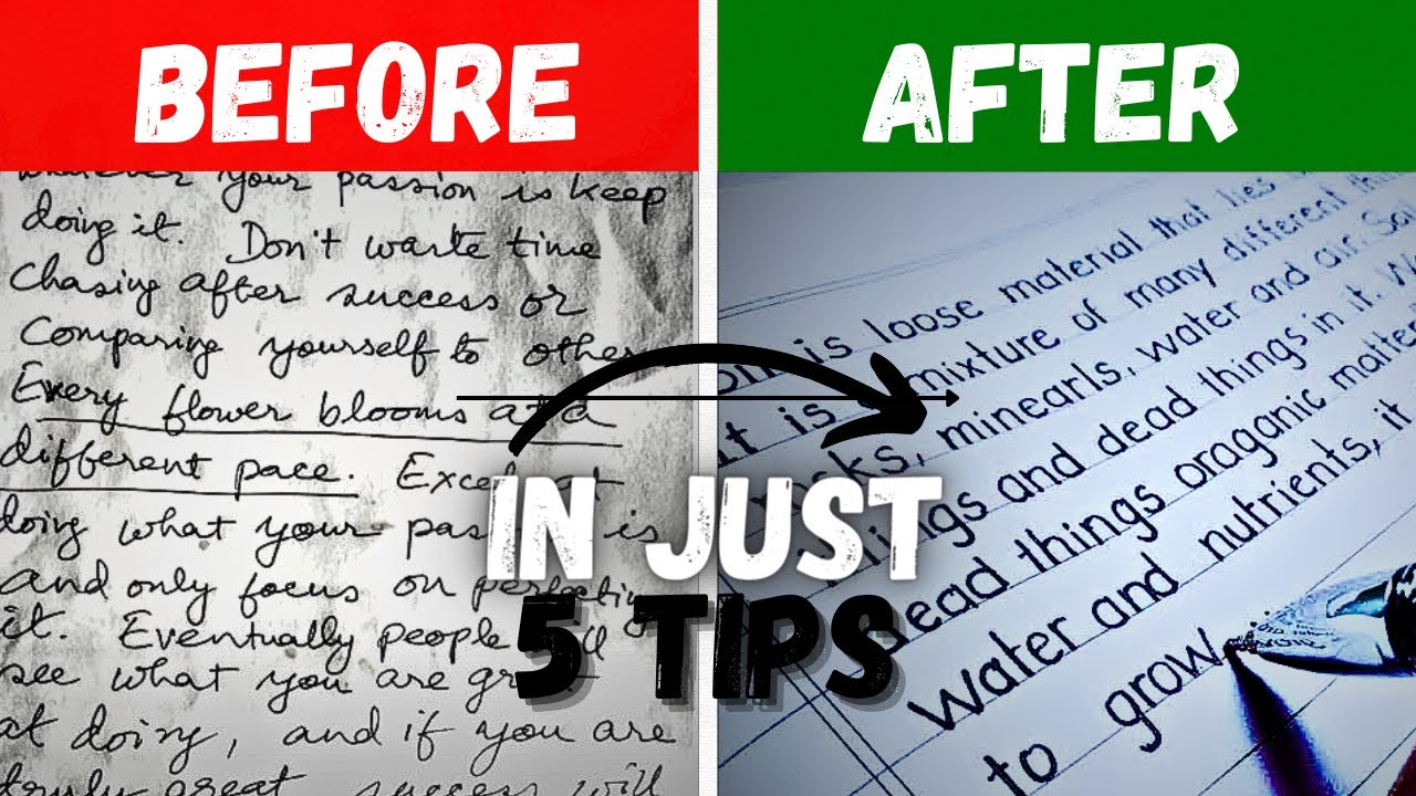 5 Simple TIPS to Improve Your Handwriting Skills 😲 | SECRET TIPS TO IMPROVE YOUR HANDWRITING