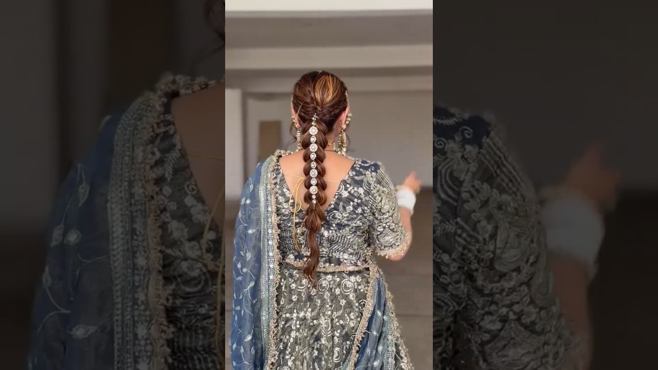 trending bridal braid hairstyles 😍🫶 #ytshorts #hairstyle #shortvideo #hair #ytshortsindia