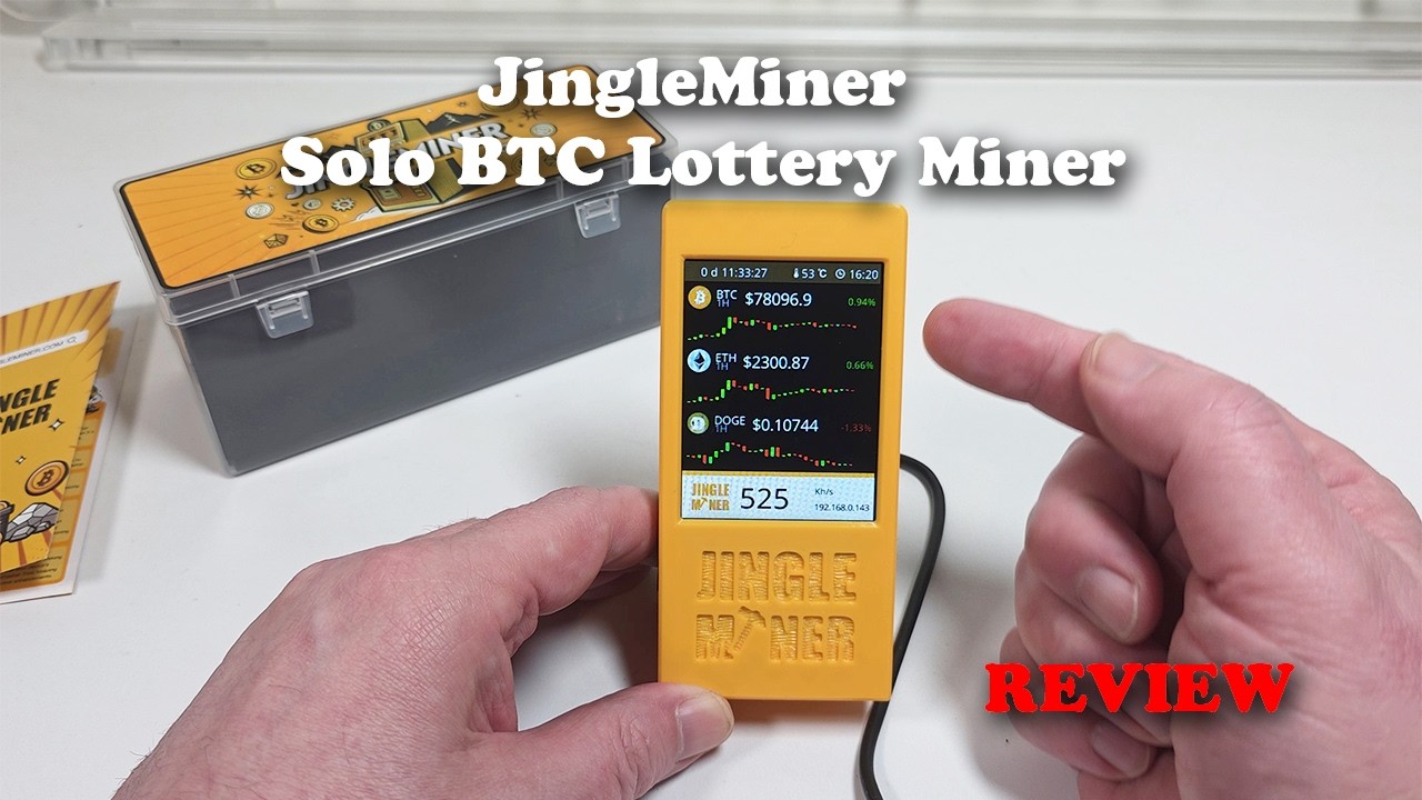 JingleMiner Solo BTC Lottery Monitor REVIEW