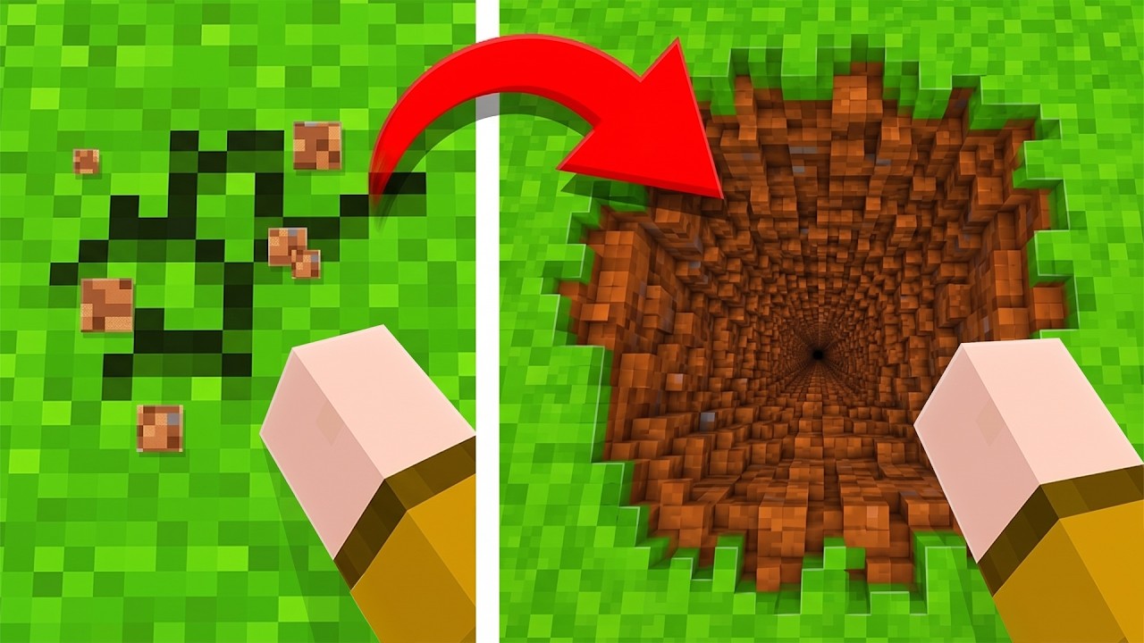Minecraft, aber MINING WIRD GRÖßER!