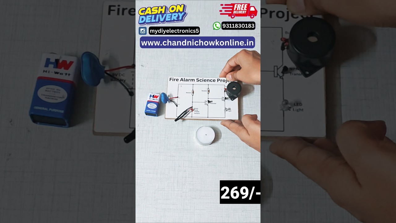 Fire Alarm Readymade Science Experiment Kit For Class 12 Students School kids #shortsviral #shorts