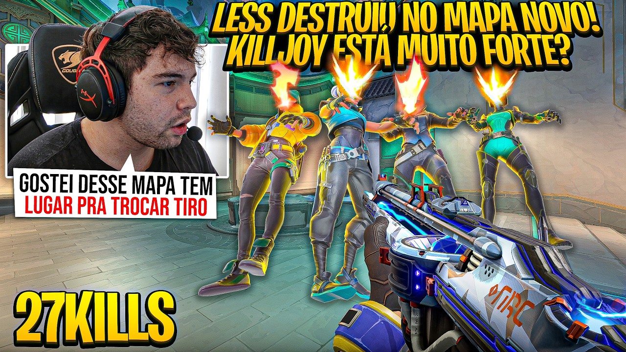 LESS DESTRUIU na PRIMEIRA PARTIDA no MAPA SUMMIT E FALOU O PORQUE GOSTOU do MAPA!