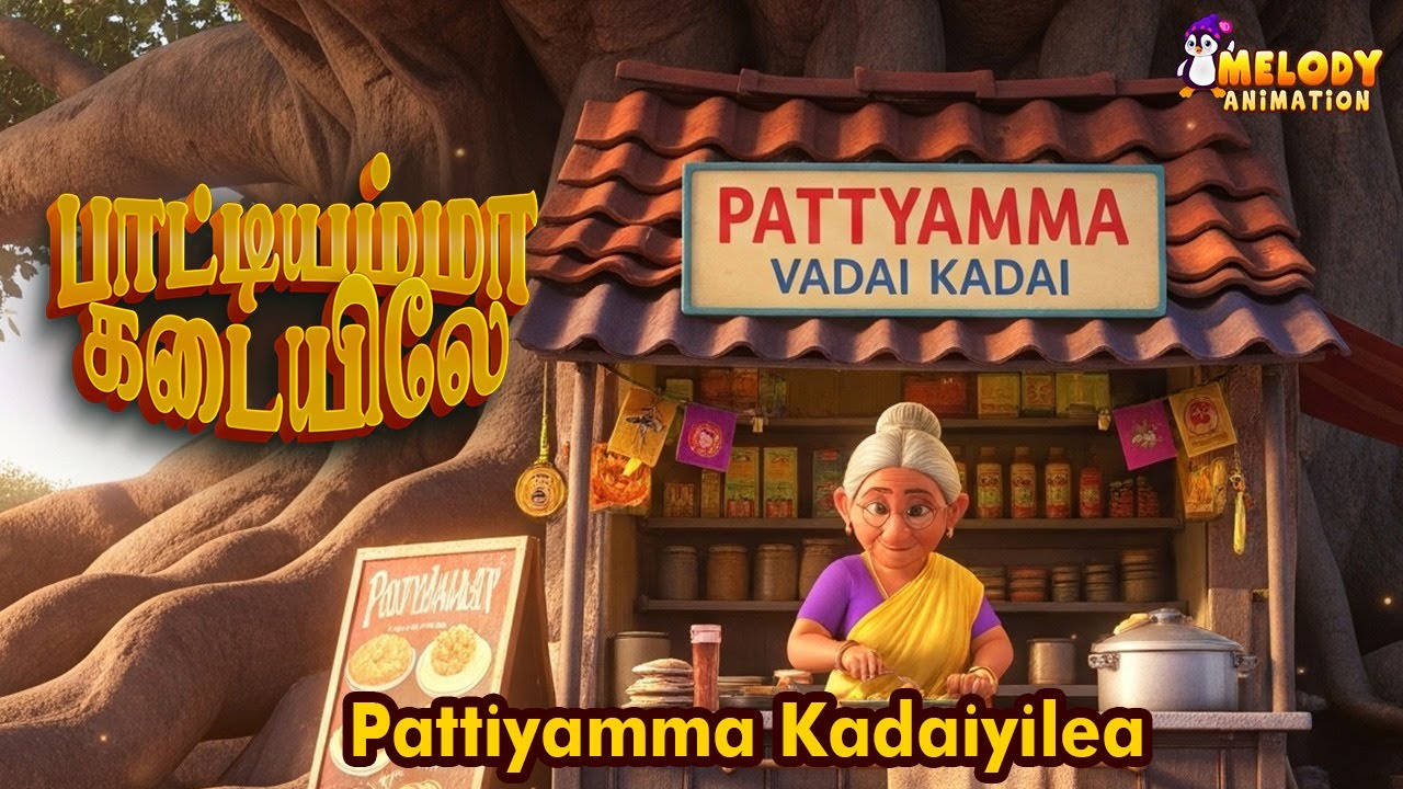 Pattiyamma Kadaiyilea | New AI Video| பாட்டியம்மா கடையிலே| Tamil Kids Songs| Tamil Rhyme |Kids Padal