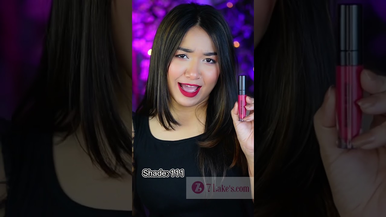 Lip swatches of Beauty Glaze md Liquid Matte Lipsticks 💄