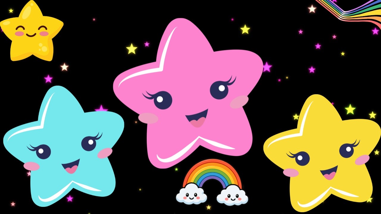 💖Twinkle Twinkle Little Star | Soothing Nursery Rhymes 💤| Baby Sleep Music | Sing Along | Cartoon